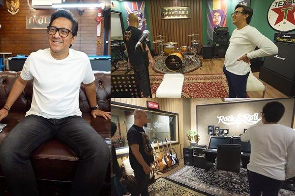 10 Potret Studio Musik Andre Taulany, Mewah dan Alatnya Lengkap!