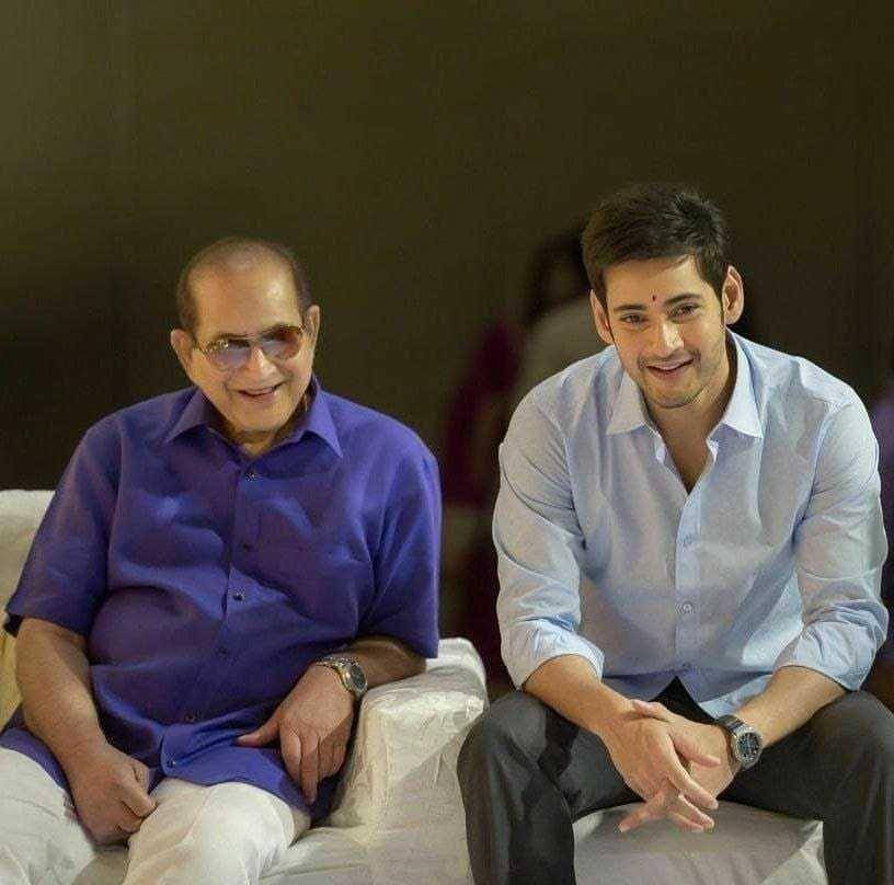 Mahesh Babu dan ayah (instagram.com/urstrulymahesh)