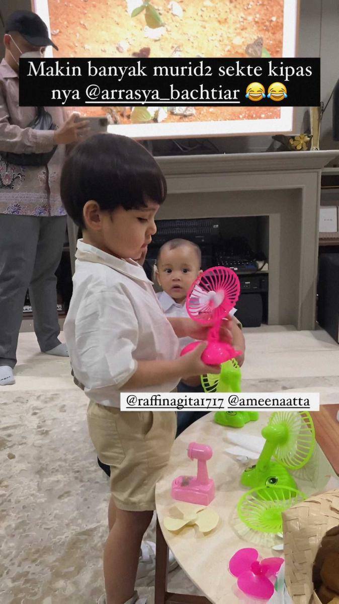 Potret Rayyanza dan Arrasya. (instagram.com/tasyakamila)