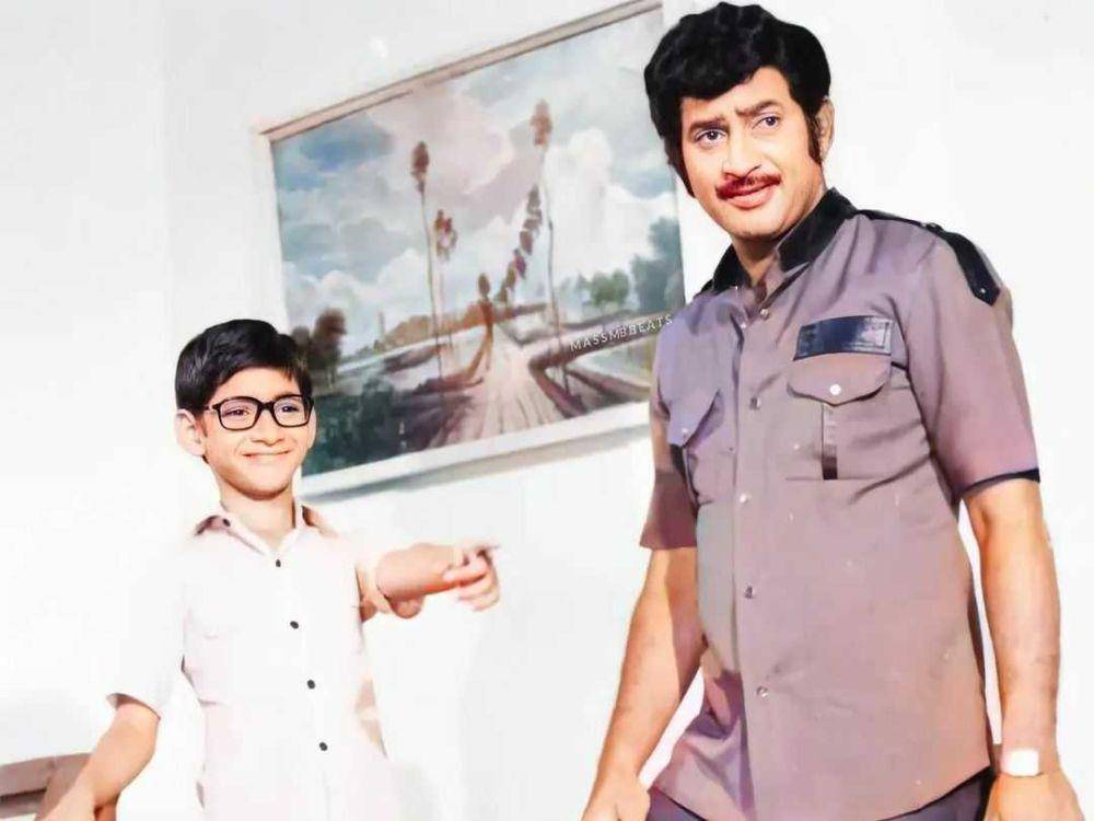 Mahesh Babu dan ayah (instagram.com/urstrulymahesh)