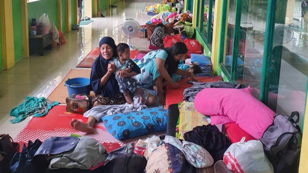 598 Orang di Makassar Mengungsi Akibat Banjir