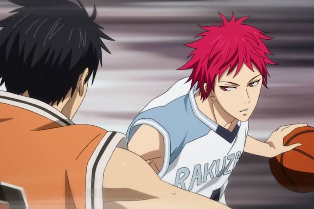 Akashi Seijuro mampu melewati lawan dengan mudah (dok. Production I.G/Kuroko no Basuke)