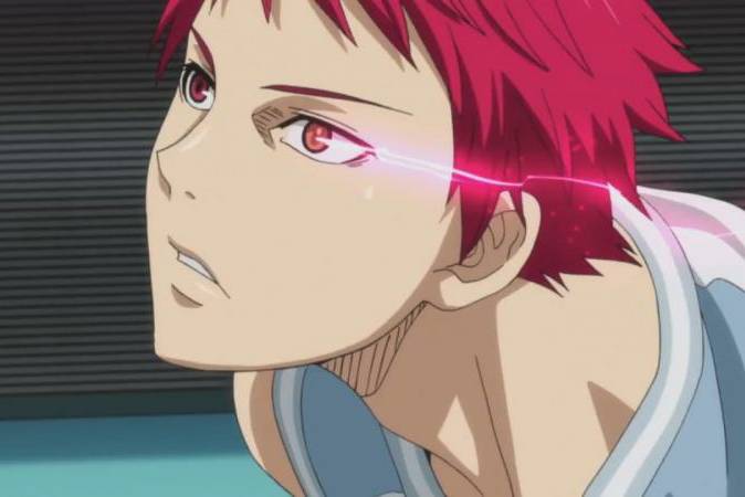 Akashi Seijuro sedang berada dalam mode Zone sehingga kemampuan Emperor Eye meningkat (dok. Production I.G/Kuroko no Basuke)