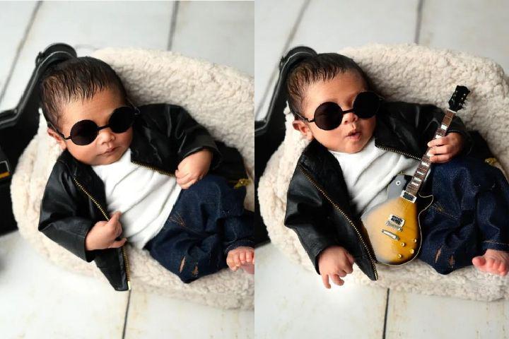 9 Newborn Photoshoot Baby Arvi, Anak Kedua Pedangdut Evi Masamba