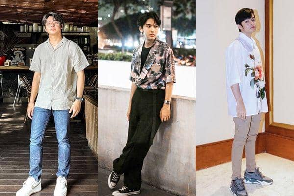 11 Inspirasi Kemeja Lengan Pendek ala Aktor Muda Indonesia, Stylish!