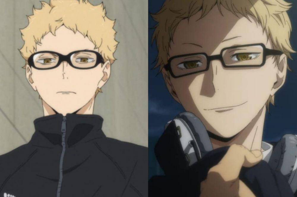 Kei Tsukishima dari Haikyuu!! (dok. Production I.G/Haikyuu!!)