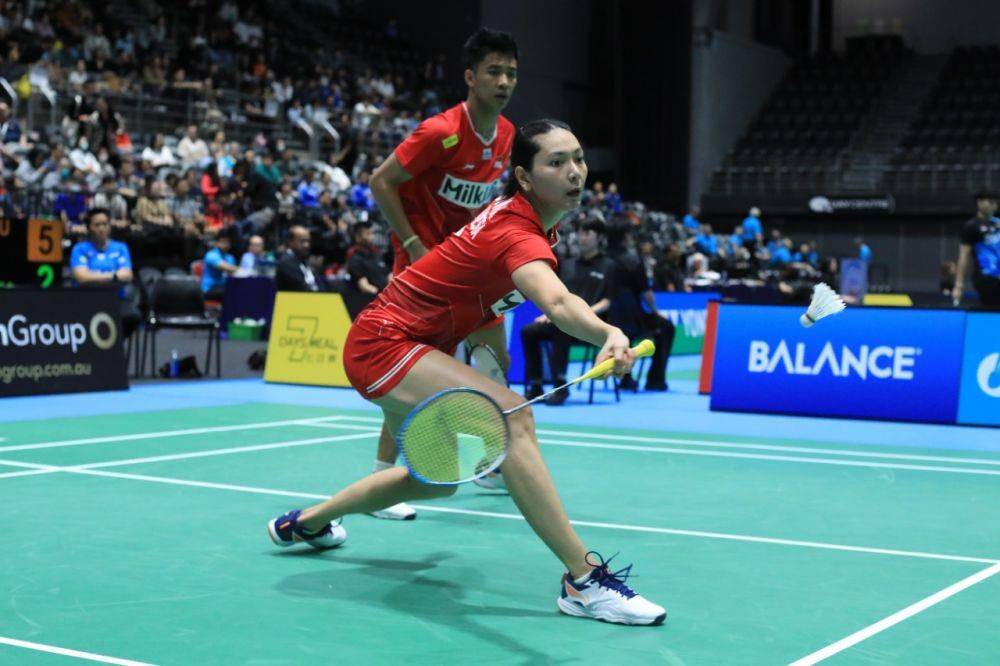 Dejan Ferdinansyah/Gloria Emanuelle Widjaja di Australia Open 2022 (dok. PP PBSI)