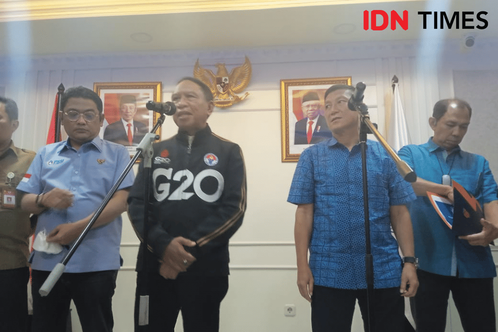 Pertemuan LIB dengan Menpora di Kemenpora. (IDN Times/Sandy Firdaus)