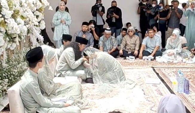 Momen Pengajian Jelang Pernikahan Glenca Chysara dan Rendy Jhon (youtube.com/intens investigasi)