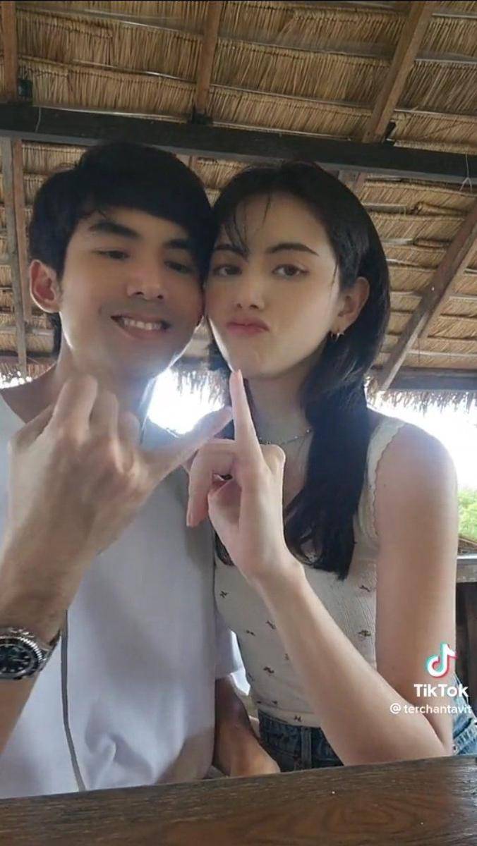 potret Anniversary ke-5 Ter Chantavit dan Mai Davika (tiktok.com/terchantavit)