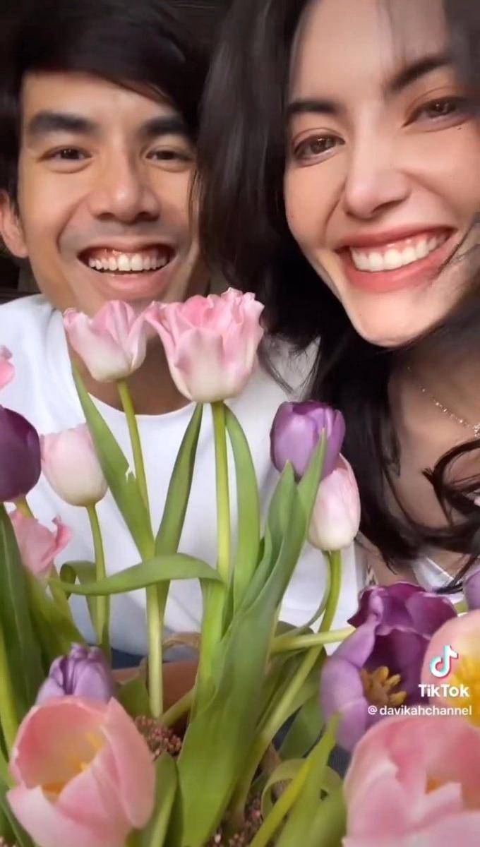 potret Anniversary ke-5 Ter Chantavit dan Mai Davika (tiktok.com/davikahchannel)