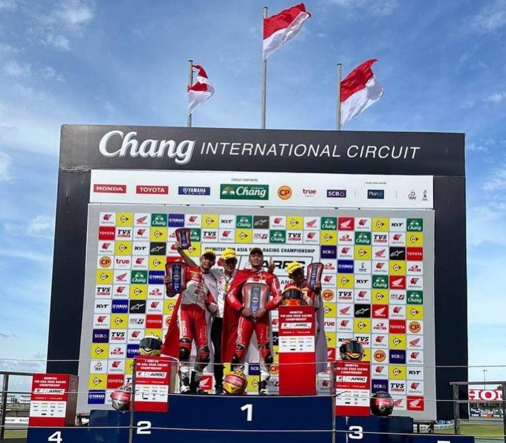 Keren, Pebalap Astra Honda Dominasi Podium ARRC Thailand