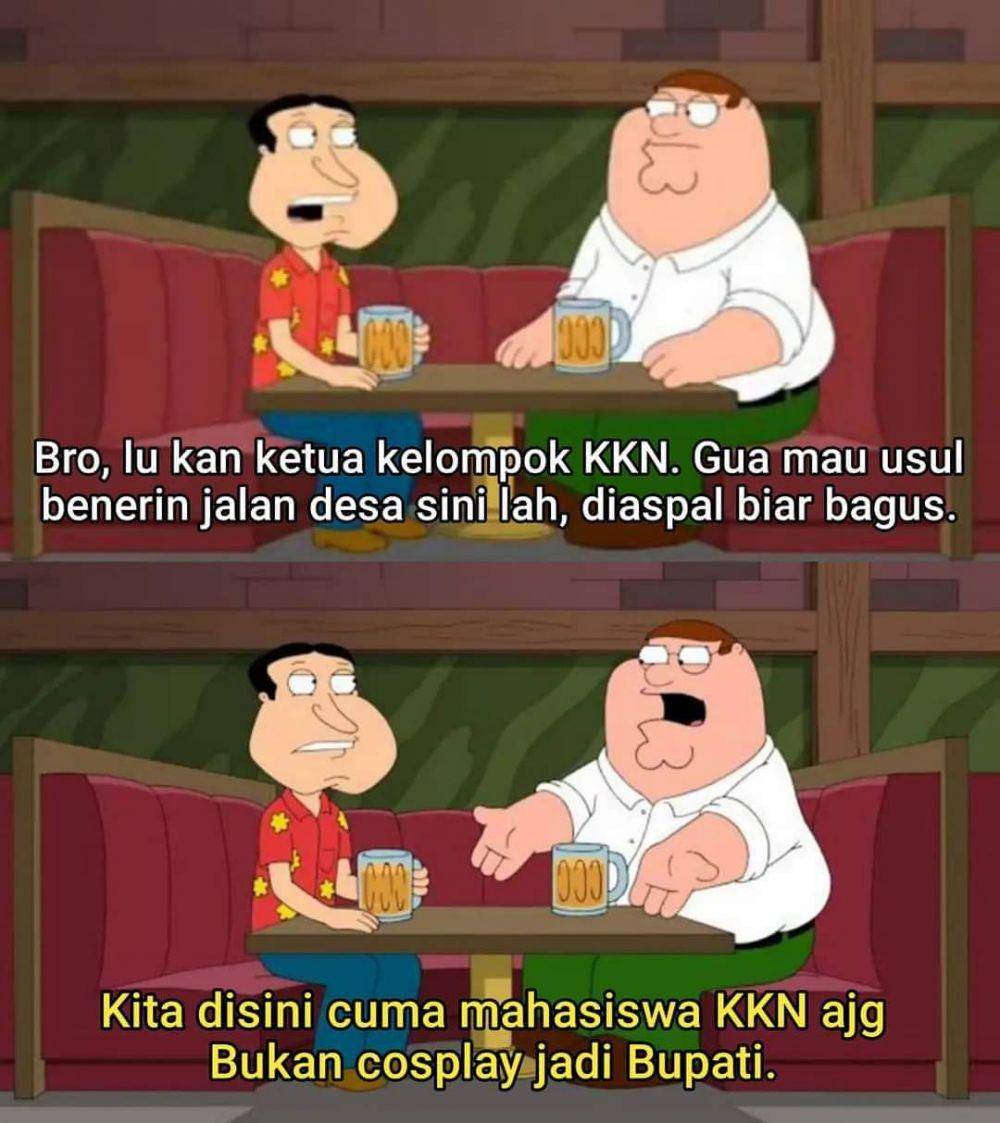 meme lucu momen saat KKN (facebook.com/Mudito DC)