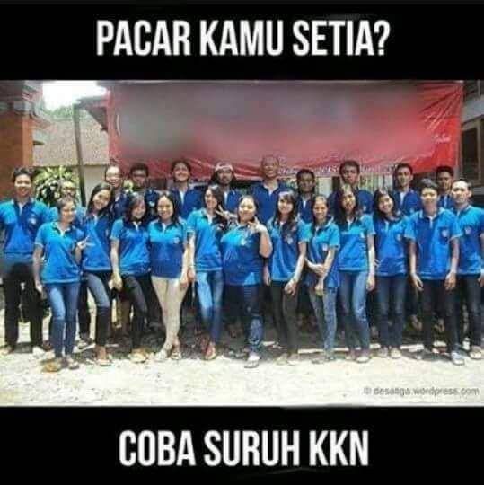 meme lucu momen saat KKN (facebook.com/Abd Rahman)