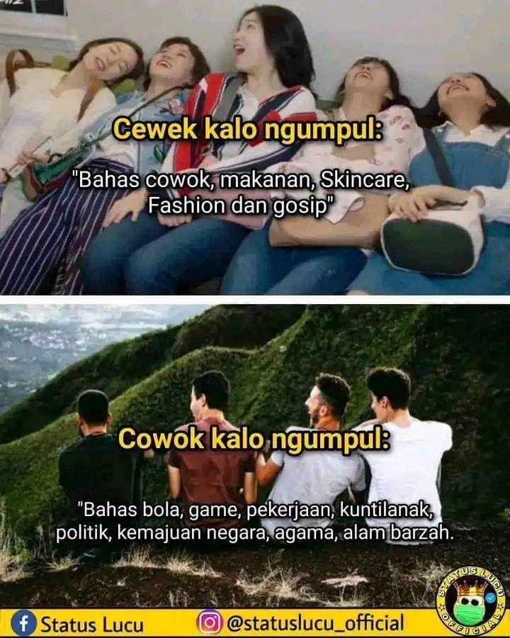 meme kocak saat bergosip (facebook.com/Erwin)