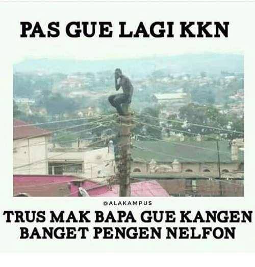 meme lucu momen saat KKN (facebook.com/carapedia)