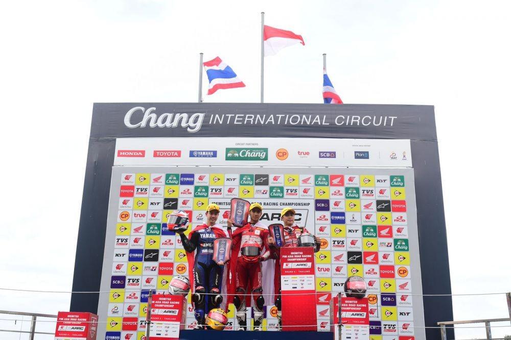 Cetak Sejarah, Pebalap Honda Andi Gilang Juara Asia SS600