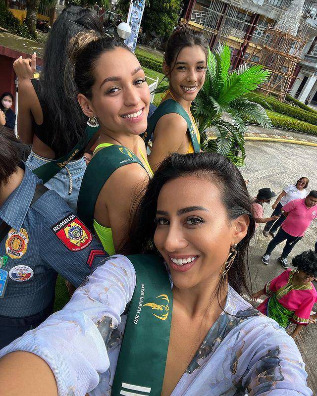 Potret Karina Fariza Basrewan bersama Finalis Miss Earth 2022 (Instagram.com/karinabasrewan)