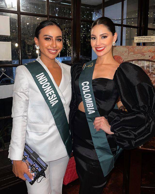 Potret Karina Fariza Basrewan bersama Finalis Miss Earth 2022 (Instagram.com/karinabasrewan)