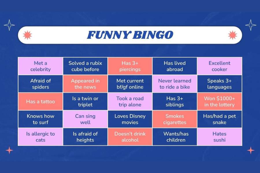 Funfact Bingo (slidesgo.com)