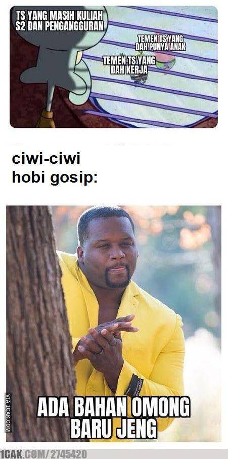 meme kocak saat bergosip (1cak.com/2745420)