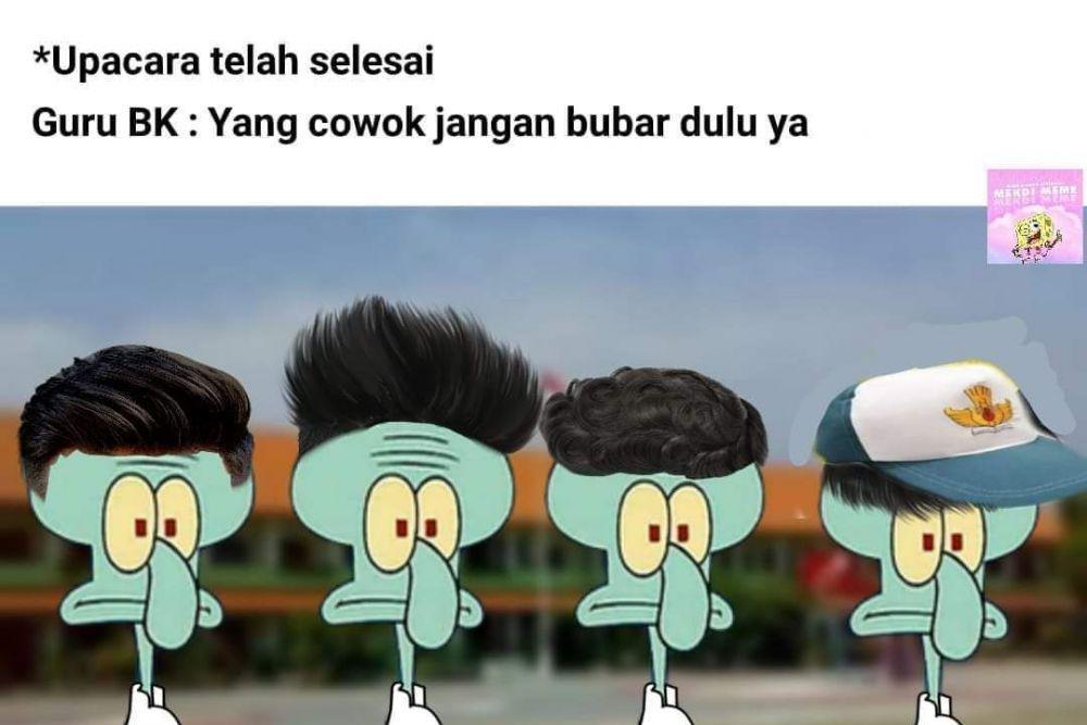 10 Meme Kocak Kena Razia Rambut Gondrong