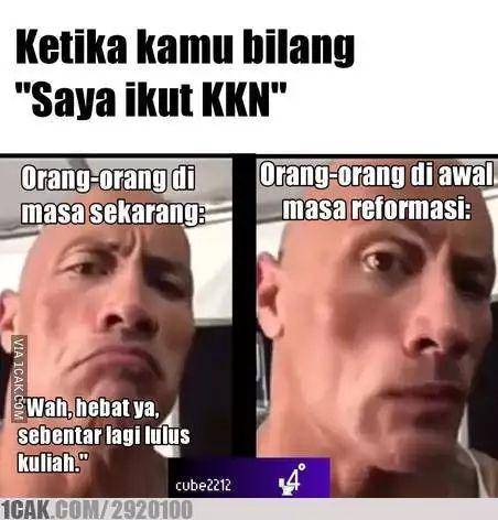 meme lucu momen saat KKN (1cak.com/2920100)