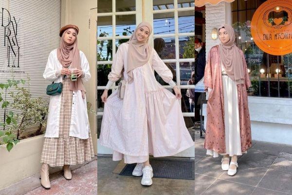 9 Referensi Outfit ala Selebgram Richa Etika, Syar'i dan Anggun!