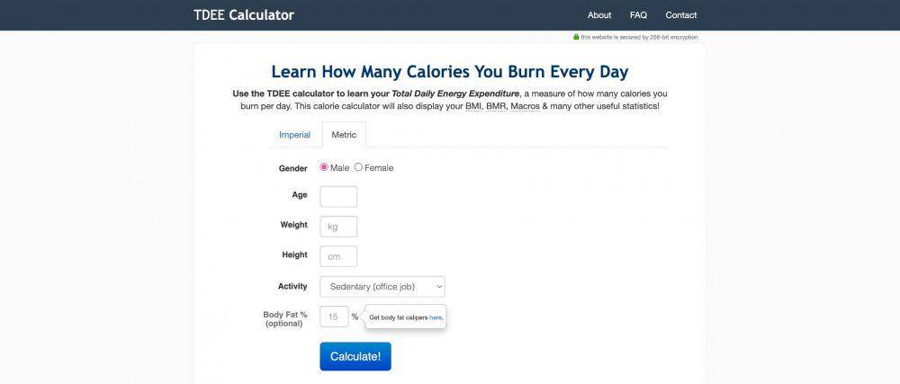 Tdee Calculator (tdeecalculator.net)
