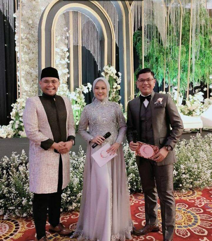 Resepsi Glenca Chysara dan Rendi Jhon. (Instagram.com/fadli_mc)