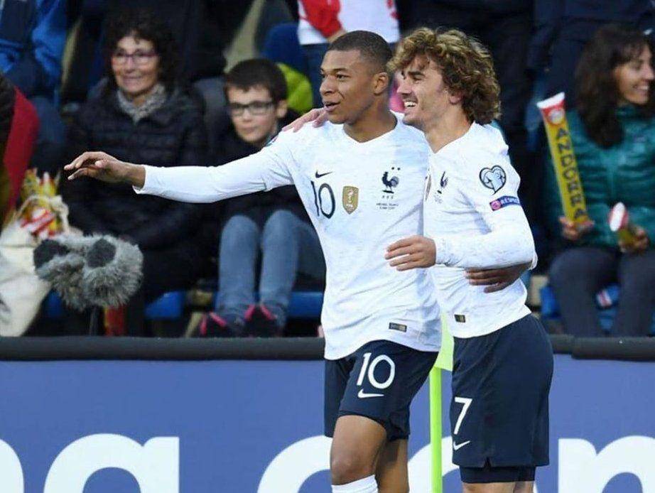 Kylian Mbappe dan Antoine Griezmann (instagram.com/k.mbappe)