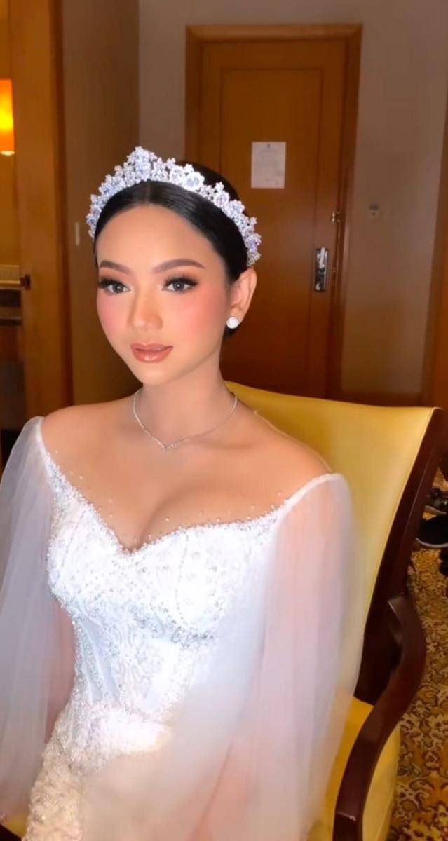 makeup resepsi nikah Glenca Chysara (tiktok.com/Hepi David)