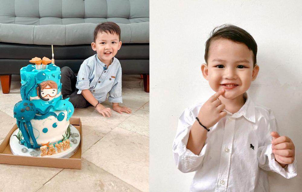 9 Potret Zayn, Anak Zikri Daulay yang Makin Gemas Diusia 3 Tahun!