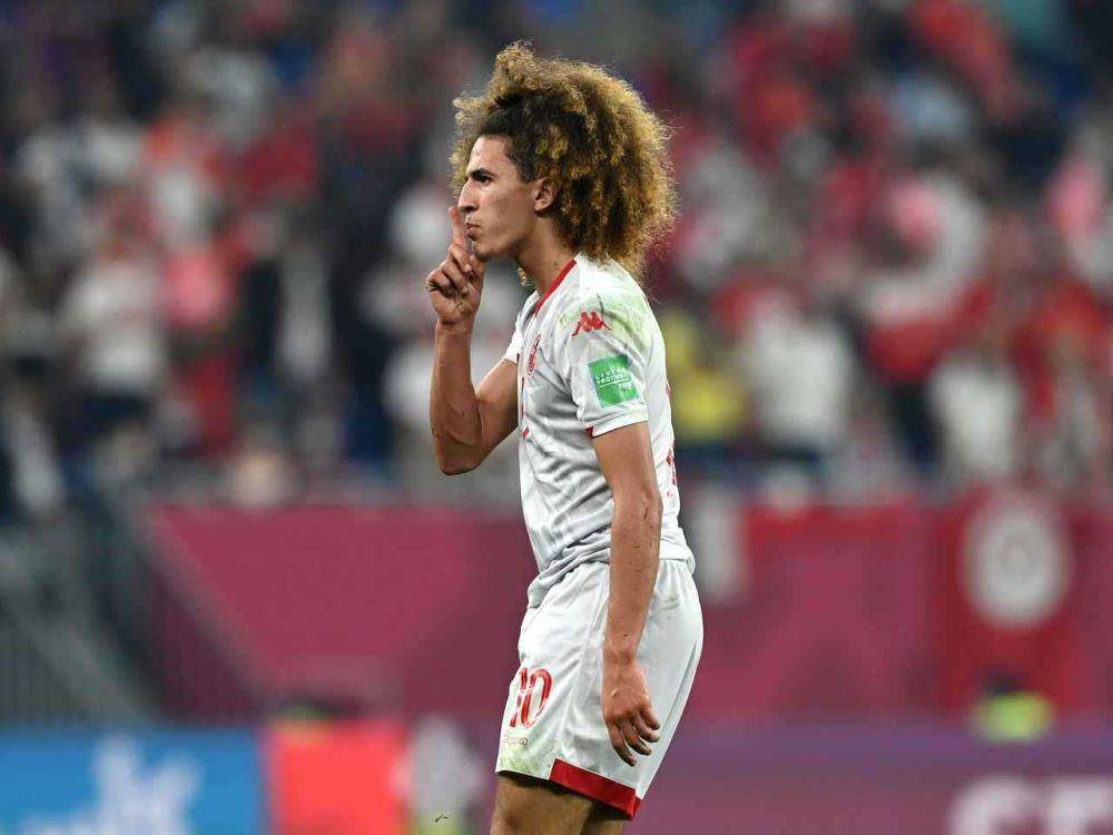 potret Mejbri bersama Tunisia (manutd.com)