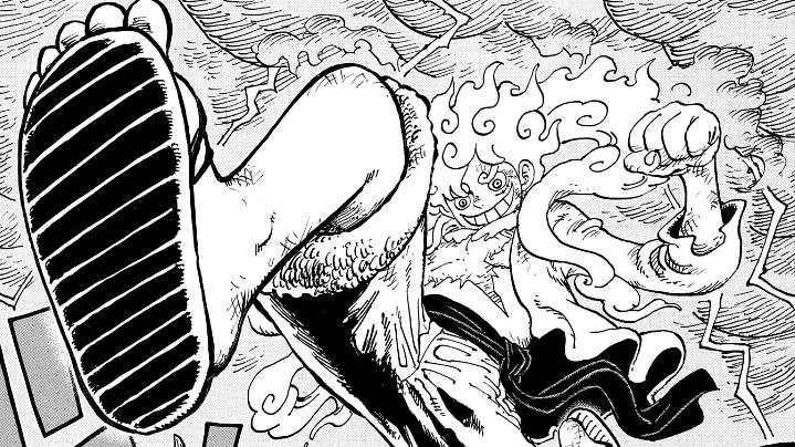 Luffy menggunakan Gomu Gomu no Gigant. (dok.Shueisha/One Piece)