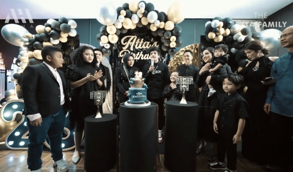 momen perayaan ulang tahun Atta Halilintar (youtube.com/attahalilintar)