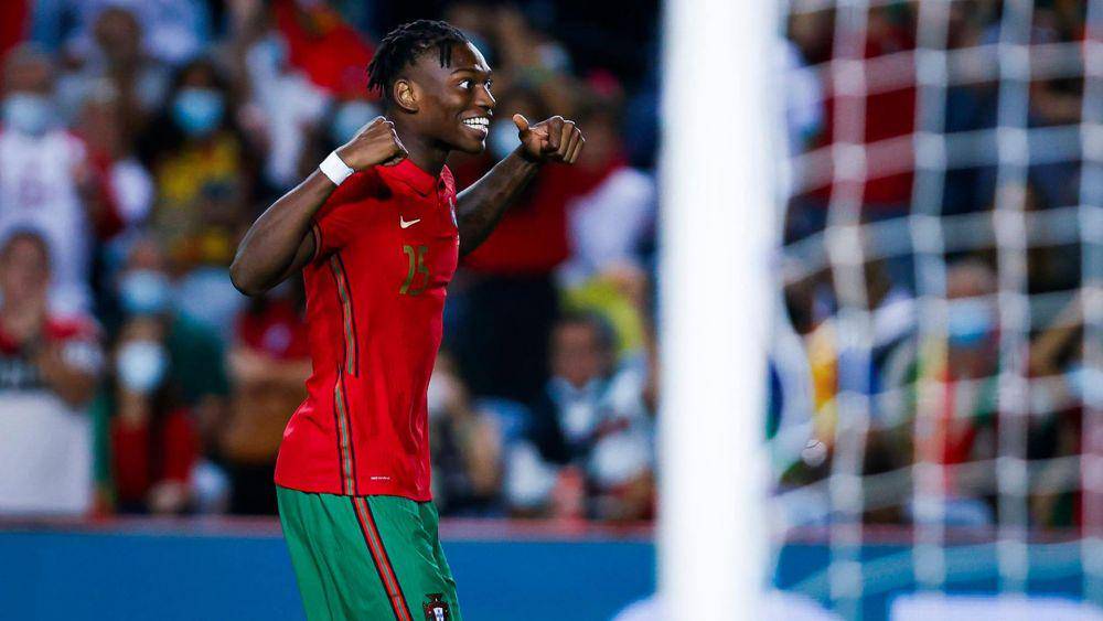 Rafael Leao saat berseragam Timnas Portugal. (twitter.com/selecaoportugal)