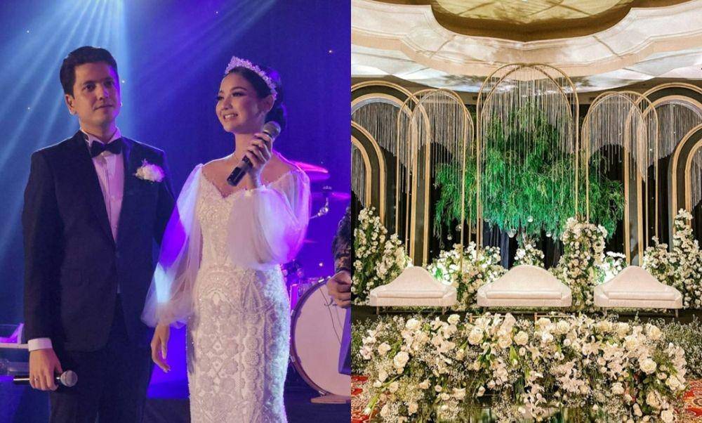 Resepsi Glenca Chysara dan Rendi Jhon Pratama. (Instagram.com/chadiraweddingorganizer | Instagram.com/xxilma)
