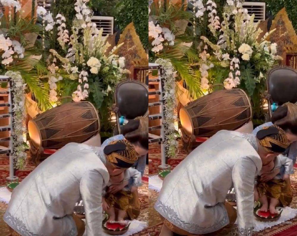 Dekorasi Tedak Siten anak Nikita Willy (instagram.com/nikitawillyofficial94)