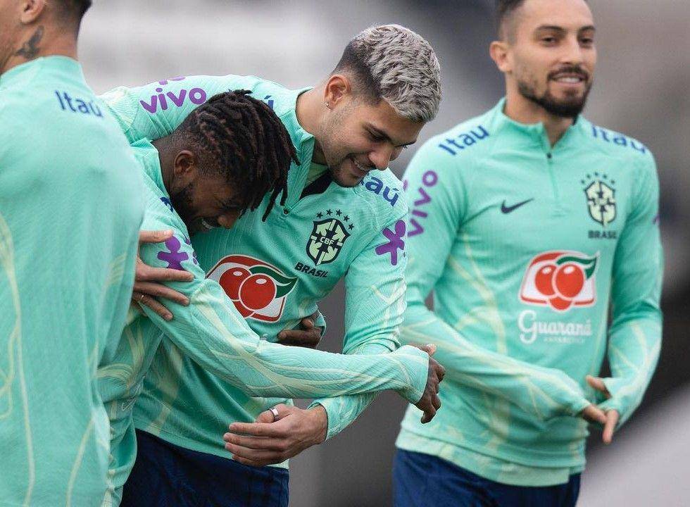pemain Timnas Brasil pada sesi latihan (instagram.com/cbf_futebol)