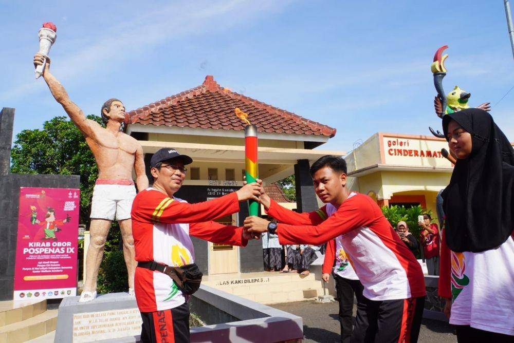 Kemenag Buka Rangkaian Pospenas 2022 Ditandai Kirab Obor