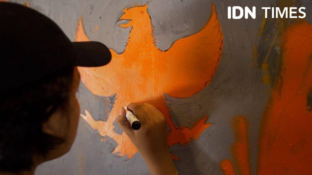 Mural KNVB (IDN Times/Fauzan)