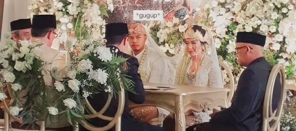 momen pernikahan Zana Chobita (instagram.com/nicky_astria_real)