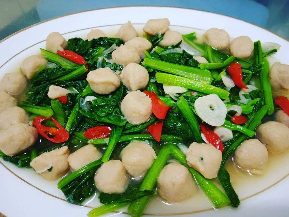 ilustrasi tumis bakso dan sayur (instagram.com/dapoerineke)