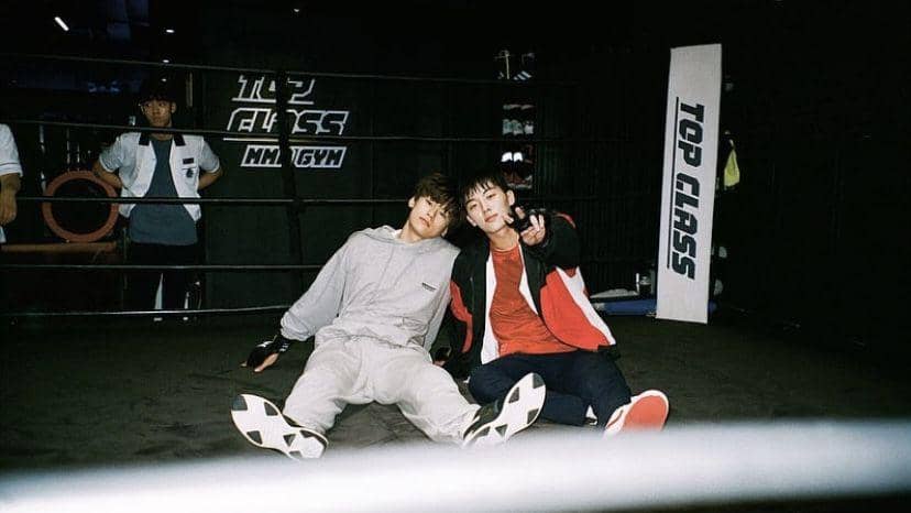 Choi Hyun Wook dan Cha Woo Min di balik layar Weak Hero Class 1 (instagram.com/_choiiii__)