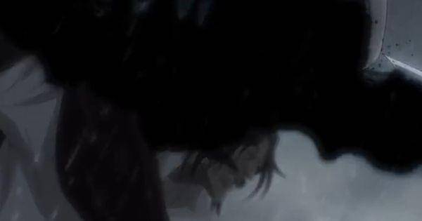 Yhwach mendapati dirinya ditarik bayangan ( Dok. Pierrot / Bleach )