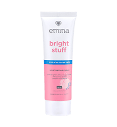 produk Emina Bright Stuff for Acne Prone Skin Moisturizing Cream (eminacosmetics.com/bright stuff for acne prone skin moisturizing cream)