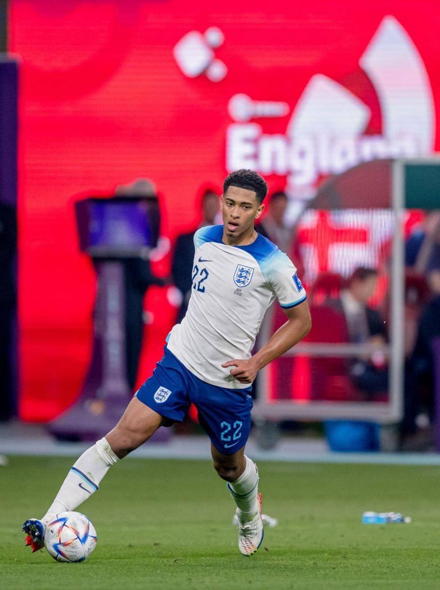 Jude Bellingham cetak gol pertama untuk Inggris di Piala Dunia 2022 (Twitter.com/@BellinghamJude)