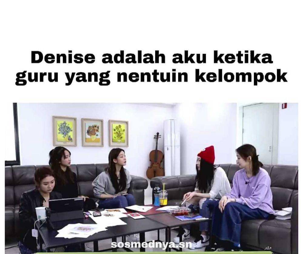 meme kerja kelompok (instagram.com/sosmednya.sn)