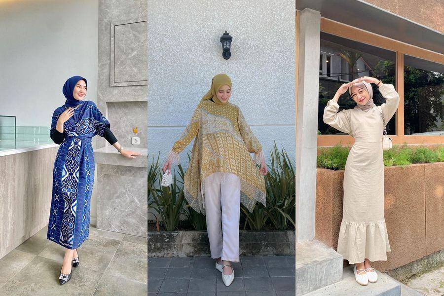 OOTD kondangan simpel dan anti ribet untuk kamu yang berhijab (instagram.com/intanghazll_ | instagram.com/vinamaulina | instagram.com/nabilayua)